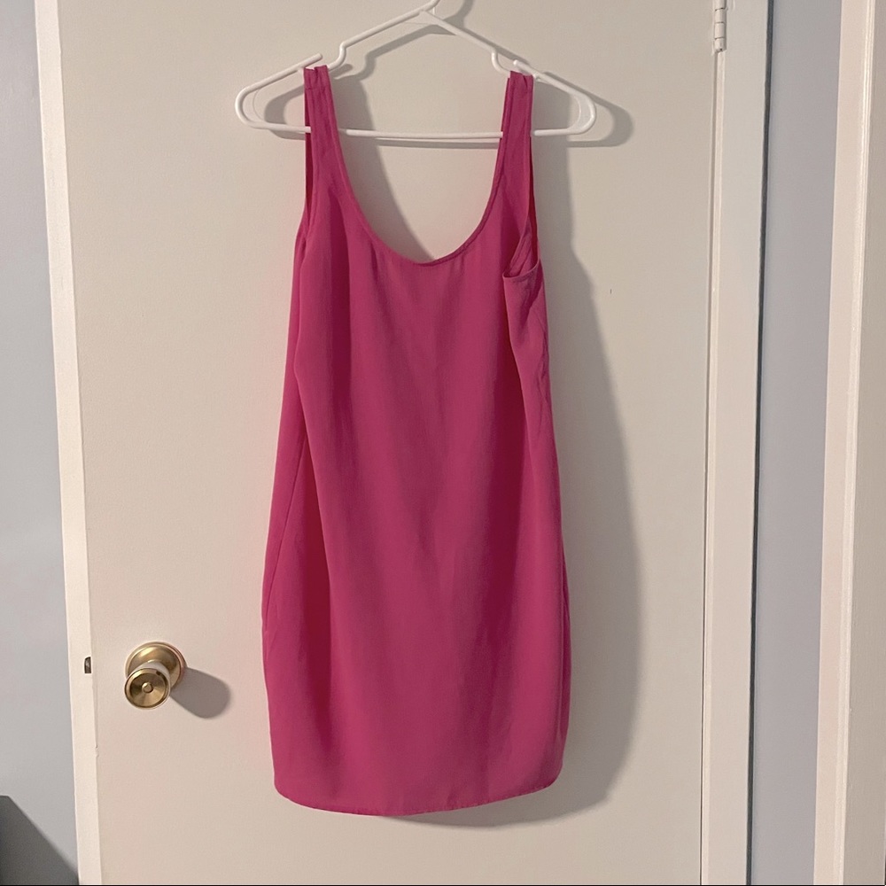 Leith Hot Pink Mini Dress